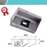 HOTTE DYNAMIQUE trapeze profondeur 900