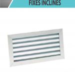 GRILLES A AILETTES FIXES INCLINES