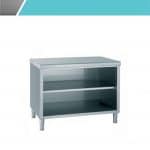 placards neutre ouvert central inox