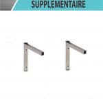 Console inox supplémentaire profondeur 400