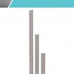 Crémaillère inox hauteur 650 mm